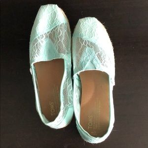 Mint Lace TOMS